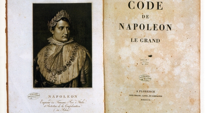 Codice Napoleonico III – Titolo II – delle donazioni tra i vivi, e dei testamenti.